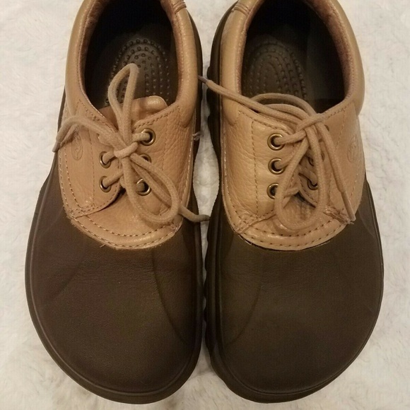 leather crocs for men